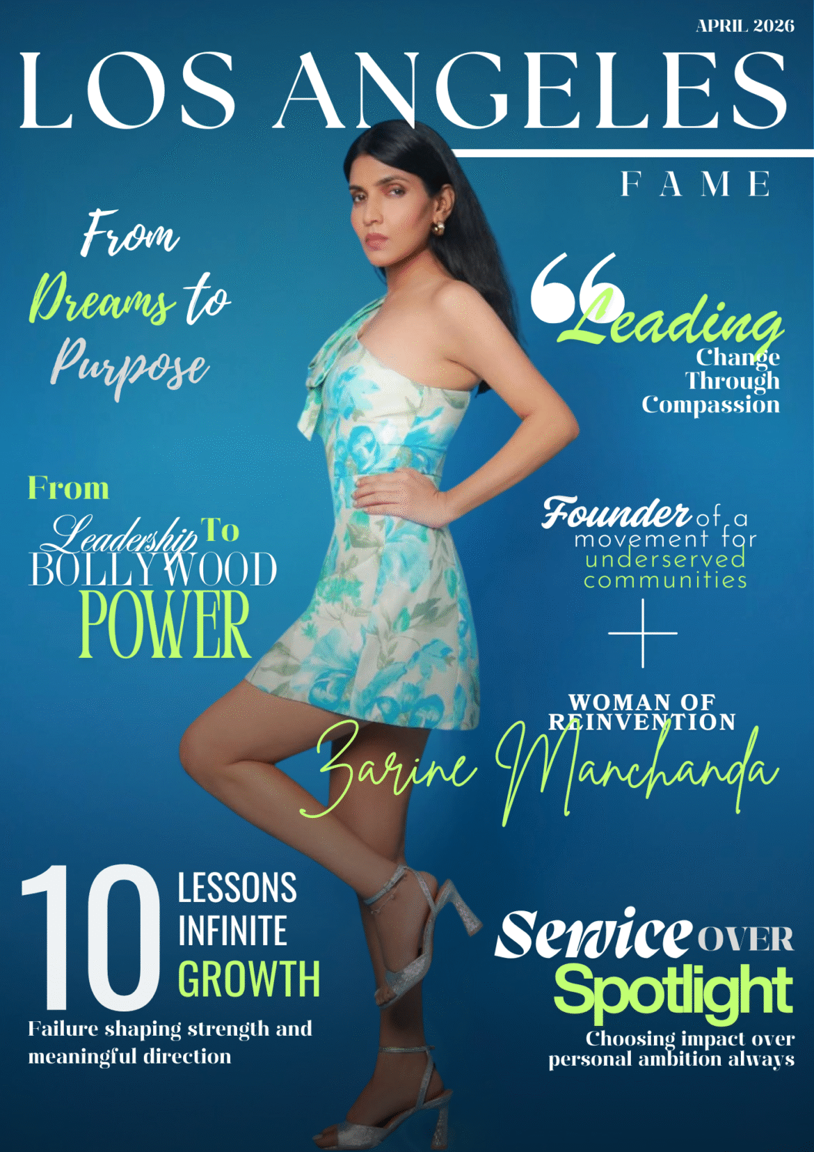 From Bollywood Dreams to Social Change: The Rise of Zarine Manchanda 